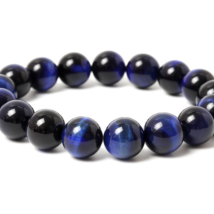 ライトブルータイガーアイ 12mm シンプル ブレスレット 仕事運 運気 性別 ライト ブルータイガーアイ ブレスレット メンズ 金運 シンプル