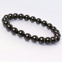 ブラックトルマリン 8mm シンプル ブレスレット/ 魔除け 厄除け 運気 性別 健康 メンズ 10月 いて座 シンプル 星座石 誕生石
