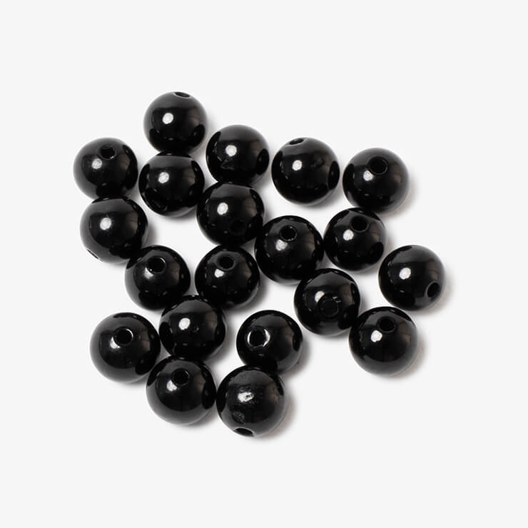 【粒売り/バラ売り】ブラックトルマリン 4mm/ 魔除け 厄除け 運気 健康 素材 パーツ 10月 いて座 天然石 星座石 誕生石