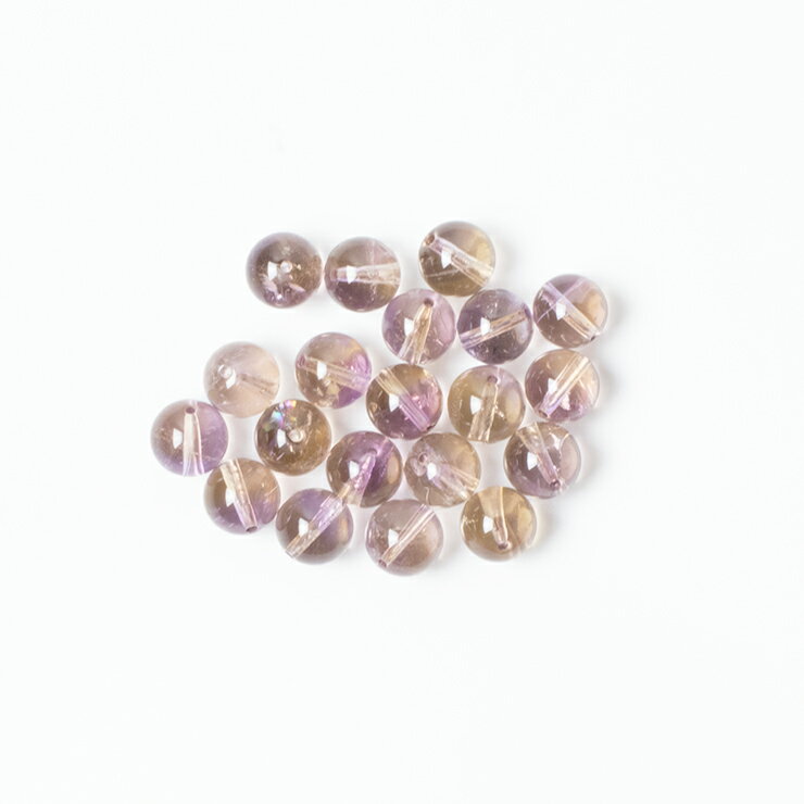 【1粒売り/ビーズ】ボリビア アメトリン 9mm/ 恋人 運気 素材 パーツ 金運 マルチカラー うお座 パープル 希少 珍しい天然石 天然石 粒売り イエロー 星座石 パワーストーン バラ売り ブレスレット 手作り 材料 ハンドメイドパーツ