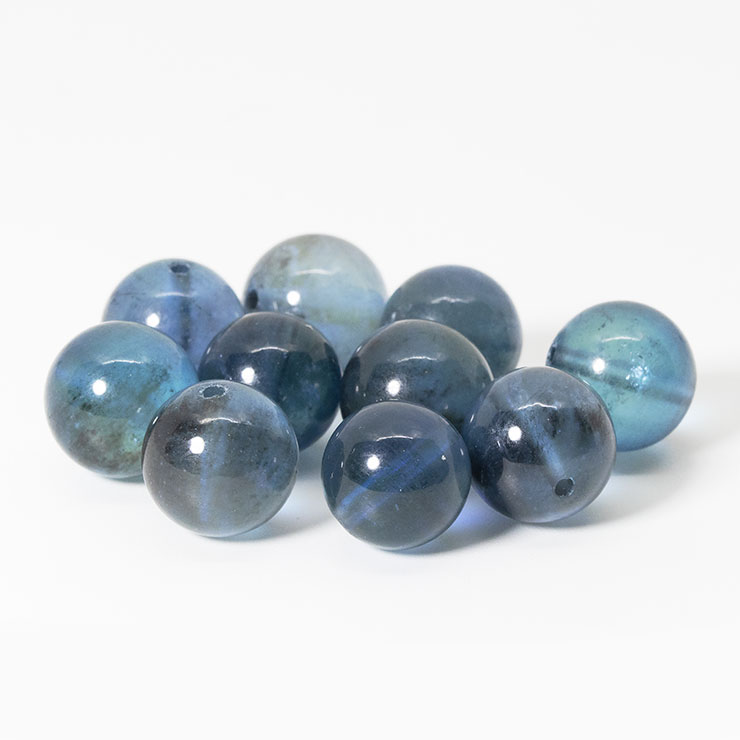 【1粒売り/ビーズ】ブラックスターアクアマリン 10mm/ ブラックスター アクアマリ...