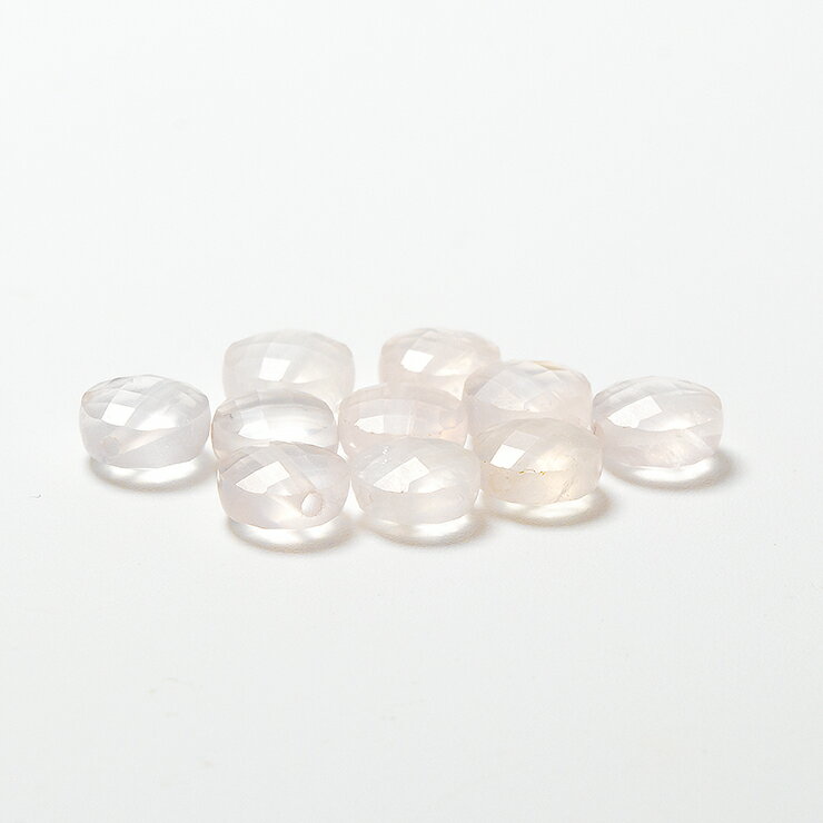 【粒売り/バラ売り】ローズクォーツ コインカット 6mm