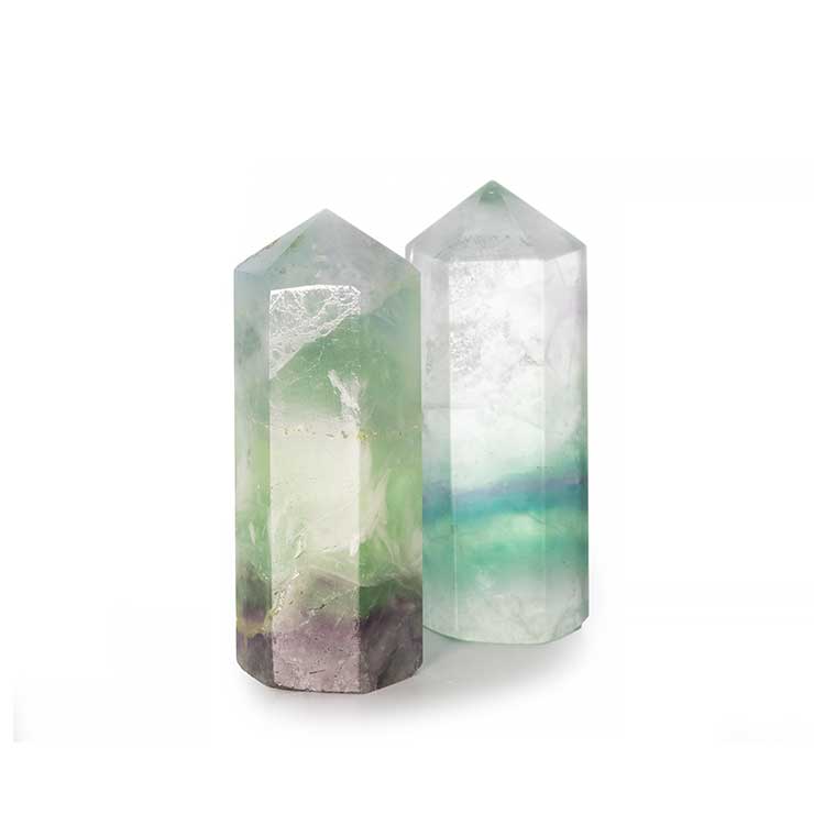  天然石ポイント レインボーフローライト (クリア) パワーストーン 天然...