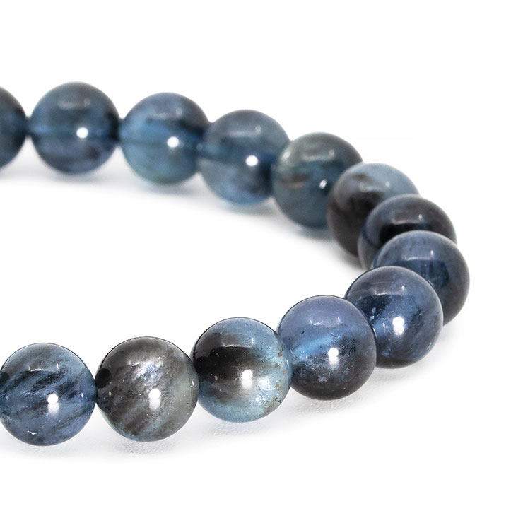 パワーストン ブレスレット【一点もの】ブラックスターアクアマリン8mm シンプルブレスレット【鑑別書付き】天然石 3月誕生石 天然石 ブレスレットメンズ レディ...