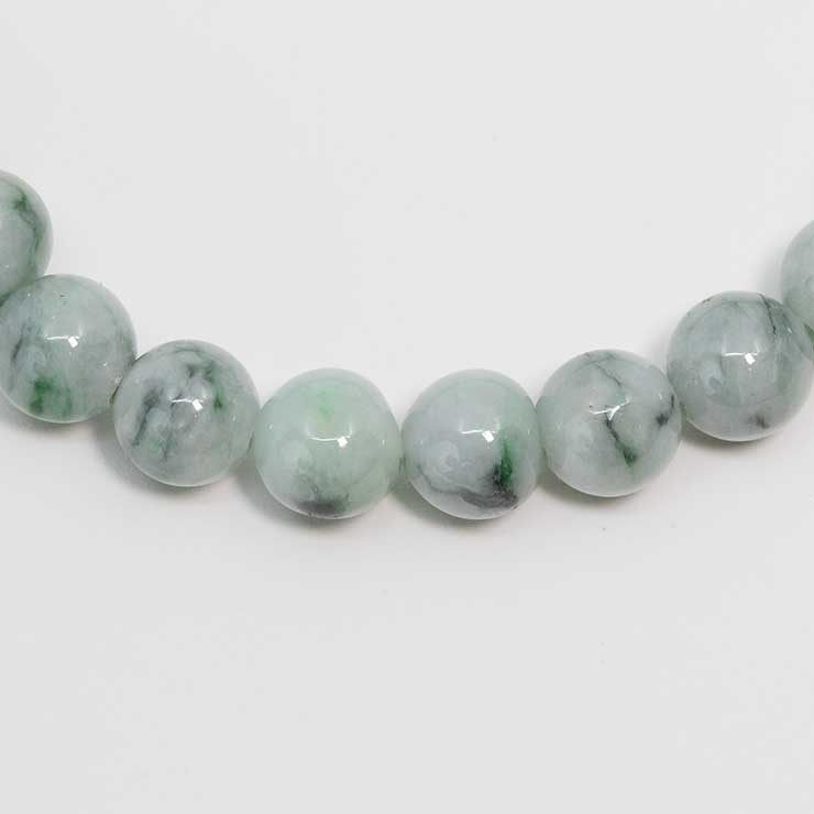 【丸ビーズ】ターコイズ(練り)(縞なし) 6mm (明るめ)(2.5mm穴) 30粒セット売り 【パワーストーン 天然石 アクセサリー】