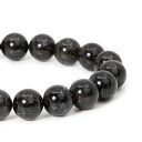 【一点もの】ブラックルチルクォーツ10mm シンプルブレスレット【鑑別書付き】