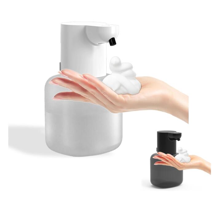 ソープディスペンサー ハンドソープ 自動 泡 吐出量4段階調 [2025最新ディスプレイ] 充電式 500ml IPX5..