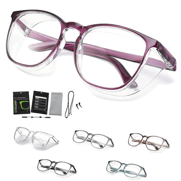 花粉症メガネ 曇らない 花粉メガネ 両面曇り止め ブルーライトカット 花粉防止メガネ レディース メン..