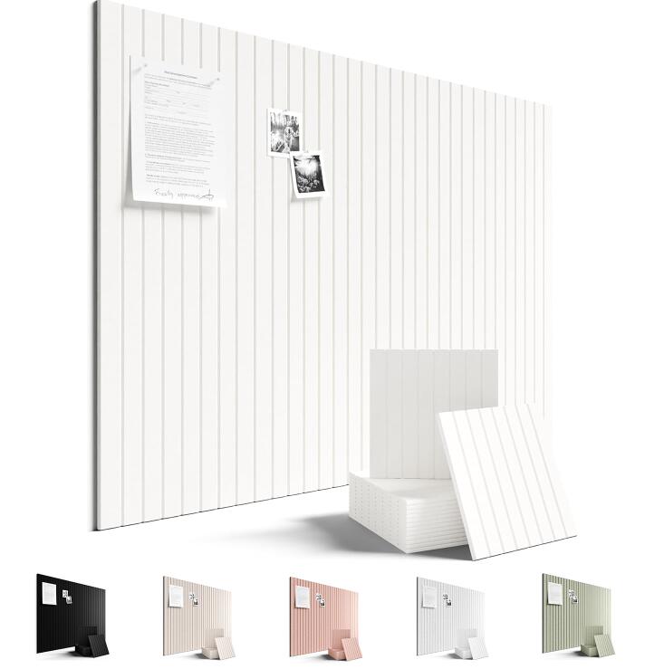樂天商城 - 「壁に貼る 大判掲示板 90×120cm 12枚セット」コルクボード代替品 フェルトボード DIY 掲示板 オフィス・家庭用 おしゃれな飾り物 強力シール 70 枚付き