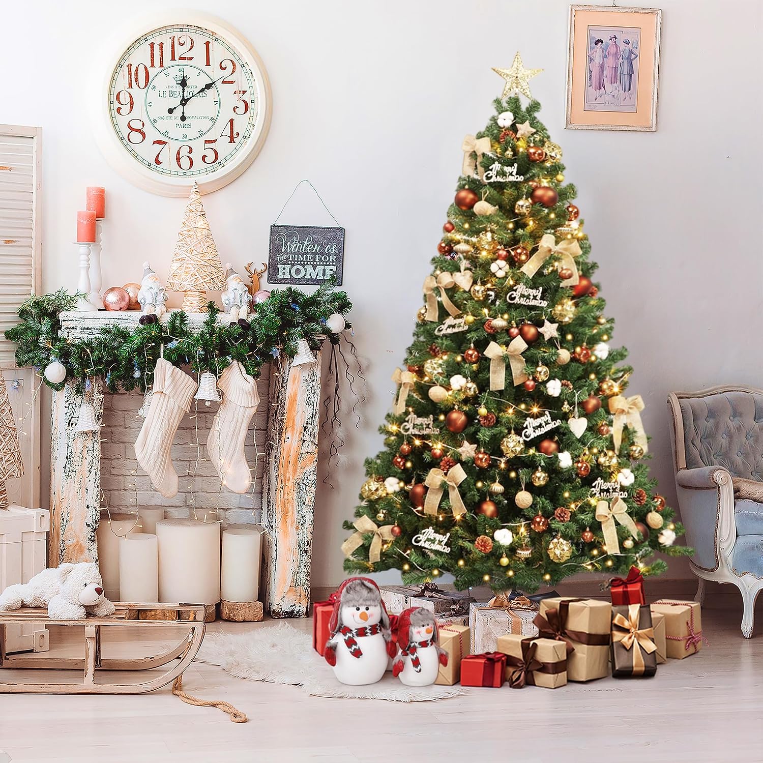 商品情報【ナチュラルグリーンツリー】雪化粧のない、みずみずしい緑が鮮やかなクリスマスツリーが、クラシックなクリスマスの雰囲気をお届けします。一つ一つの枝葉が自然に広がり、本来の木々の生命力を感じさせる立体シルエットが、温かく落ち着いた存在感を放ちます。350本もの豊かな枝が中心をしっかりと覆い、ふんわりとボリュームたっぷりに仕上がっているため、オーナメントをたっぷり飾っても豪華に映え、より自由な飾りつけをお楽しみいただけます。ご家庭のリビングはもちろん、カフェやショップのナチュラルテイストな空間演出にもぴったり。飾るだけで心が和む、温もりあふれるクリスマスのシンボルとして、冬の訪れを優しく彩ります。【豪華なオーナメントセット】クリスマスツリーの魅力を引き立てる多彩な飾りがたっぷりとセットになりました。トップスター、繊細なリボン、カラフルなボールをはじめ、全部で14種類ものバラエティ豊かなオーナメントが付属。ひとつひとつが丁寧に作られた精緻で豪華な飾りは、ツリー全体を一層際立たせ、温かく華やかなクリスマスの雰囲気をグッと盛り上げます。ご家族や友人と飾りつけを楽しみながら、心温まる特別な時間をお過ごしください。【組立簡単】工具も力作業も一切必要なし。ご自宅にお届けしてからすぐに組み立てがスタートできるクリスマスツリーです。ツリー本体は上段・中段・そして安定感抜群のX字型スタンドの3パーツに分かれており、各枝パーツをスタンドに差し込み、ひとつひとつ丁寧に広げ整えるだけで、あっという間にクリスマスツリーが完成。初心者の方でも、小さなお子様がいるご家庭でも、迷うことなくスムーズに組み立てられ、満足度の高い仕上がりを実感できます。大切なクリスマスの時間を、複雑な準備ではなく、飾りつけや団らんの喜びにたっぷり使っていただけます。【安定性&amp;耐久性抜群】当クリスマスツリーは安定性を徹底追求。4本脚のX型スタンドを採用しているため、ぐらつきや揺れをしっかり抑え、倒れにくい設計です。さらに、安全性に配慮したPVC素材を使用した葉部分は無味無臭で、丈夫で長持ち。葉が落ちにくく、何度でもシーズンを越えてお楽しみいただけます。【パッケージ内容】クリスマスツリー本体とオーナメントセット*1（セット内容は商品画像でご確認いただけます）、保護用手袋*1、説明書*1。組み立ての途中で分からない点や、製品の品質に関して気になることがございましたら、どうぞお気軽にお問い合わせください。お客様からのご連絡を心よりお待ちしており、24時間以内を目安に丁寧にご対応いたします。クリスマスツリー 150CM Christmas tree オーナメントセット 組立簡単 収納便利 おしゃれ 保護用手袋付き 北欧風 クリスマスグッズ セット 屋内 屋外 インテリア 商店 カフェ クリスマスツリー 150CM Christmas tree オーナメントセット 組立簡単 収納便利 おしゃれ 保護用手袋付き 北欧風 クリスマスグッズ セット 屋内 屋外 インテリア 商店 カフェ 【ナチュラルグリーンツリー】雪化粧のない、みずみずしい緑が鮮やかなクリスマスツリーが、クラシックなクリスマスの雰囲気をお届けします。一つ一つの枝葉が自然に広がり、本来の木々の生命力を感じさせる立体シルエットが、温かく落ち着いた存在感を放ちます。350本もの豊かな枝が中心をしっかりと覆い、ふんわりとボリュームたっぷりに仕上がっているため、オーナメントをたっぷり飾っても豪華に映え、より自由な飾りつけをお楽しみいただけます。ご家庭のリビングはもちろん、カフェやショップのナチュラルテイストな空間演出にもぴったり。飾るだけで心が和む、温もりあふれるクリスマスのシンボルとして、冬の訪れを優しく彩ります。【豪華なオーナメントセット】クリスマスツリーの魅力を引き立てる多彩な飾りがたっぷりとセットになりました。トップスター、繊細なリボン、カラフルなボールをはじめ、全部で14種類ものバラエティ豊かなオーナメントが付属。ひとつひとつが丁寧に作られた精緻で豪華な飾りは、ツリー全体を一層際立たせ、温かく華やかなクリスマスの雰囲気をグッと盛り上げます。ご家族や友人と飾りつけを楽しみながら、心温まる特別な時間をお過ごしください。【組立簡単】工具も力作業も一切必要なし。ご自宅にお届けしてからすぐに組み立てがスタートできるクリスマスツリーです。ツリー本体は上段・中段・そして安定感抜群のX字型スタンドの3パーツに分かれており、各枝パーツをスタンドに差し込み、ひとつひとつ丁寧に広げ整えるだけで、あっという間にクリスマスツリーが完成。初心者の方でも、小さなお子様がいるご家庭でも、迷うことなくスムーズに組み立てられ、満足度の高い仕上がりを実感できます。大切なクリスマスの時間を、複雑な準備ではなく、飾りつけや団らんの喜びにたっぷり使っていただけます。【安定性&耐久性抜群】当クリスマスツリーは安定性を徹底追求。4本脚のX型スタンドを採用しているため、ぐらつきや揺れをしっかり抑え、倒れにくい設計です。さらに、安全性に配慮したPVC素材を使用した葉部分は無味無臭で、丈夫で長持ち。葉が落ちにくく、何度でもシーズンを越えてお楽しみいただけます。【パッケージ内容】クリスマスツリー本体とオーナメントセット*1（セット内容は商品画像でご確認いただけます）、保護用手袋*1、説明書*1。組み立ての途中で分からない点や、製品の品質に関して気になることがございましたら、どうぞお気軽にお問い合わせください。お客様からのご連絡を心よりお待ちしており、24時間以内を目安に丁寧にご対応いたします。 5