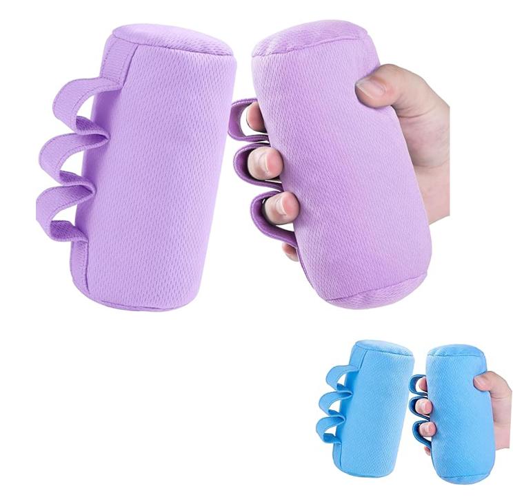 指拘縮クッション グリップクッション 指拘縮パッド 指セパレーター 指スプリッター フィンガーグリップ 手指補助 高齢者 手まくら ストレス緩和 手枕 トレーニング グラブバー リハビリ訓練具 自助具 通気 蒸れない 肌にやさしい