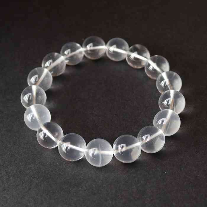 希少 スター クォーツ 水晶 ブレスレット 12mm 天然石 パワーストーン 天然石ブレスレット 星入り 水晶 母の日