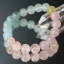 高品質 ミックスベリル 10mm ブレスレット 天然石 モルガナイト アクアマリン レディース メンズ 送料無料 恋愛運 プレゼント ギフト 贈り物 コレクショ...