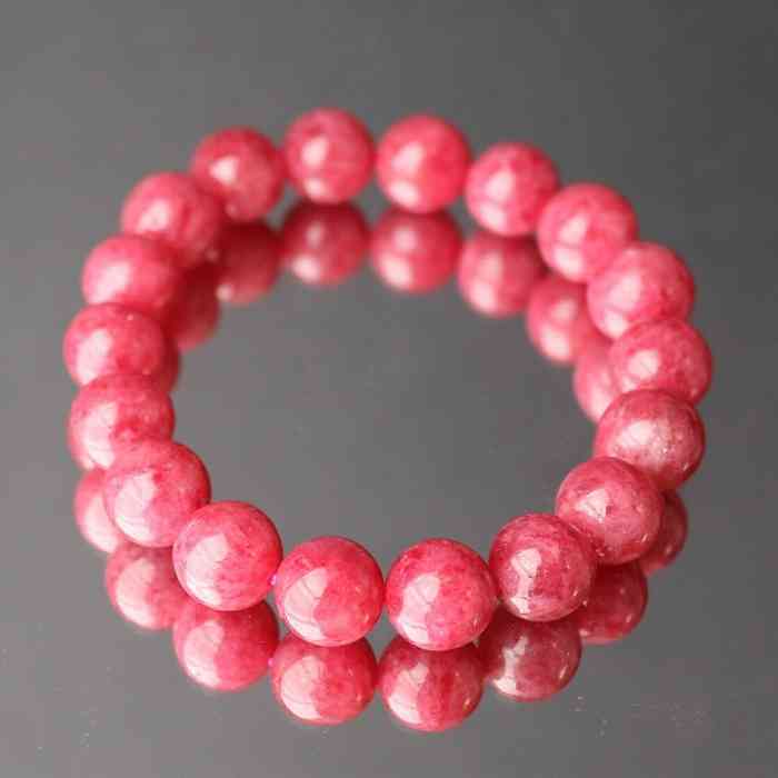 高品質 ロードナイト クォーツ 11mm ブレスレット 天然石 パワーストーン プレゼント 可愛い レディース 贈り物 記念品 ギフト レディース 新商品 薔薇...