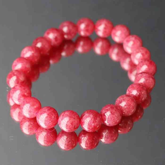 ロードナイト クォーツ 10mm ブレスレット 天然石 パワーストーン プレゼント 可愛い レディース 贈り物 記念品 ギフト レディース 新商品 薔薇輝石 母...