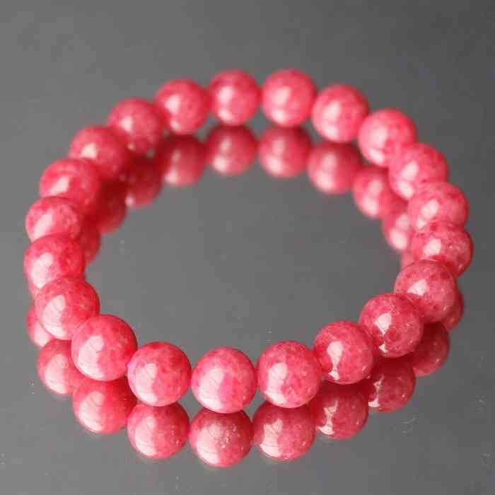 高品質 ロードナイト クォーツ 9mm ブレスレット 天然石 パワーストーン プレゼント 可愛い レディース 贈り物 記念品 ギフト レディース 新商品 薔薇輝...