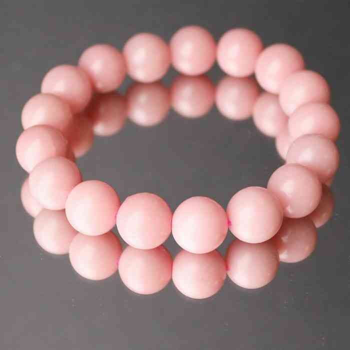 ピンク タルク 13mm ブレスレット 天然石 パワーストーン プレゼント 可愛い レディース 贈り物 記念品 ギフト レディース 新商品 ピンク ソープストー...