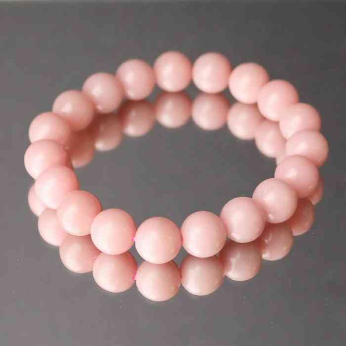 ピンク タルク 11mm ブレスレット 天然石 パワーストーン プレゼント 可愛い レディース 贈り物 記念品 ギフト レディース ピンク ソープストーン ピン...