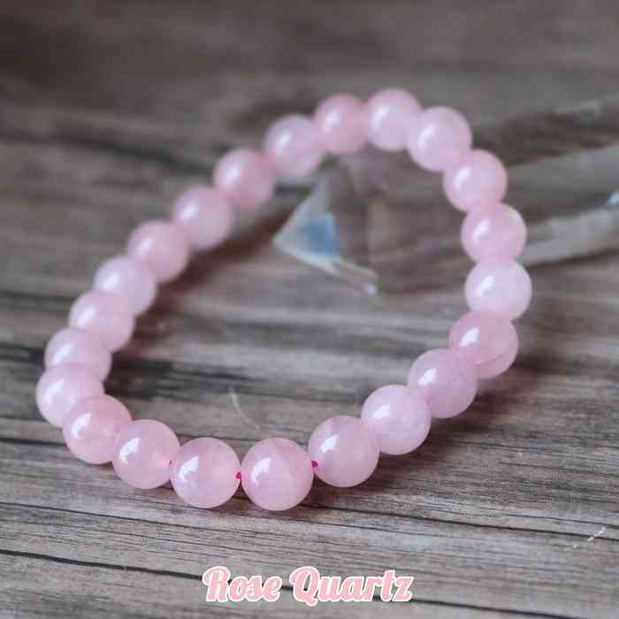 ローズクォーツ ブレスレット ワンコイン パワーストーン ブレスレット 天然石 レディース メンズ ブレスレット 数珠 メンズブレスレット レディースブレスレッ...