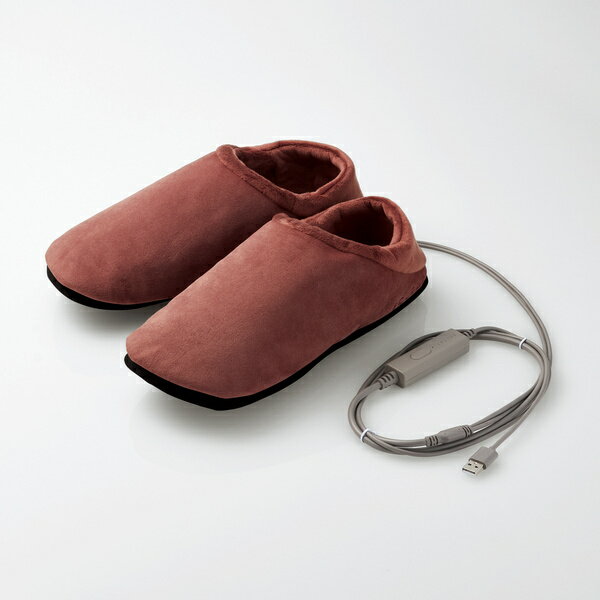 エレコム ECLEAR warm USBフットウォーマー L（モーヴブラウン） - HCW-S01LBR HCW-S01LBRのサムネイル