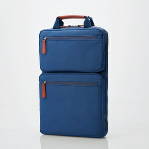 【即納】PC用インナーバッグ/縦型/取っ手付き/13.3インチ/ネイビー[BM-IBHCV13NV]
