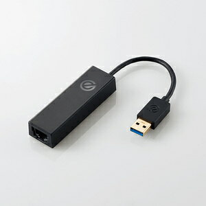 有線LANアダプタ/Giga対応/USB3.0/Type-A/ゲーミング向け/ブラック[EDC-G0 ...