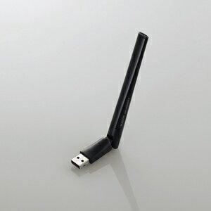 【即納】[ELECOM(エレコム)] 11ac対応 433M アンテナ付き無線LANアダプター WDC-433DU2H2-B[WDC-433DU2H2-B]