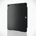 【即納】iPad 10.2 2019年モデル/ハードフラップケース/スリープ対応/ブラック