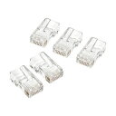 サンワサプライ RJ-45コネクタ(より線用) ADT-RJ45-10N