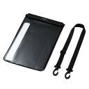 【即納】サンワサプライ タブレット防水防塵ケース(スタンド付き・ショルダーベルト付き・12.9インチ) PDA-TABWPST12