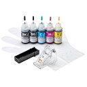 サンワサプライ 詰め替えインク BCI-380/XKI-N10PGBK・381/N11BK・C・M・Y用 INK-C380S30S5