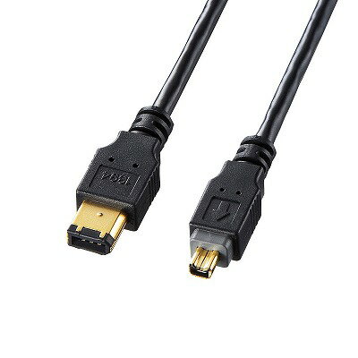 サンワサプライ IEEE1394ケーブル KE-1346-1BK その1