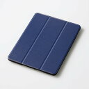 【即納】エレコム iPad 10.2 2019年モデル/フラップケース/Apple Pencil収納/スリープ対応/ネイビー