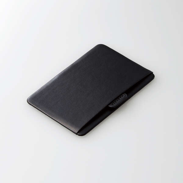 エレコム カードポケット/ソフトレザー/磁気吸着/MAGKEEP/iPhone12シリーズ対応/カード1枚収納/ブラック