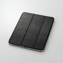 【即納】エレコム iPad Air10.9インチ(第4世代/2020年モデル)/レザーケース/手帳型/2アングル/超薄型/マグネット固定/Apple Pencil収納/スリープ対応/ブラック