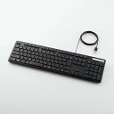 【即納】エレコム 有線キーボード/薄型/メンブレン式/抗菌/フルサイズ...(2)