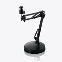 【即納】エレコム WEBカメラ用フレキシブルアーム型スタンド/GoPro用アダプタ付属/ブラック