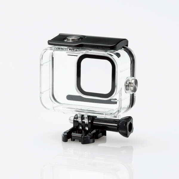 エレコム GoPro HERO9 Black用 ハウジングケース 防水 水中撮影用 耐衝撃 IPX8 ...