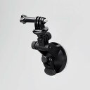 【即納】エレコム GoPro HERO9/8/7/6/5/MAX用 マウント 吸盤型 固定撮影 前後左右角度調整可 フロントガラス 取り外し簡単 ブラック