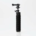【即納】エレコム GoPro HERO9/8/7/6/5/MAX用 マウント 自撮り棒 フレキシブル 三脚 軽量 小型 立てる 巻き付ける 挟む アクションカメラ用