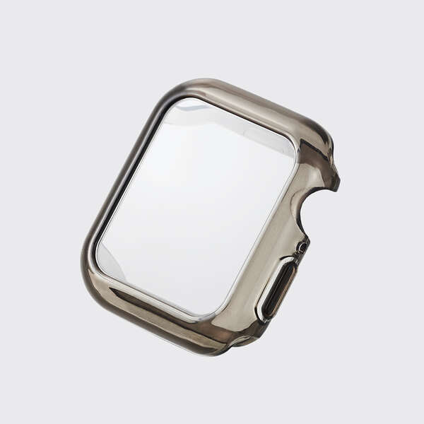 エレコム Apple Watch 40mm/フルカバーケース/ハイブリッド/クリアブラック