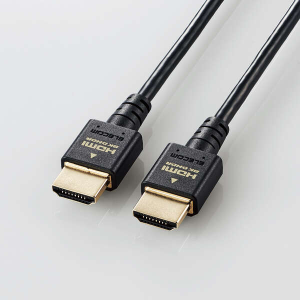 【即納】エレコム HDMI ケーブル HDMI2.1 ウルトラハイスピード スリム 8K4K対応 1.5m ブラック