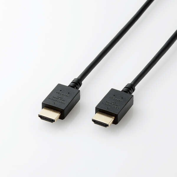 エレコム HDMIケーブル/Premium/やわらか/1.0m/ブラック