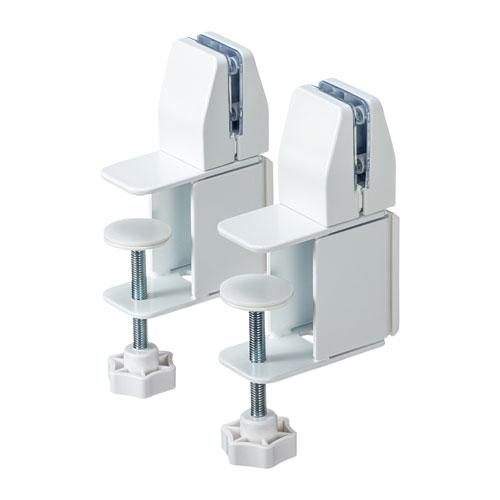 サンワサプライ パーティション用クランプ台座（配線対応タイプ）