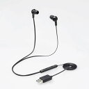【即納】エレコム ヘッドセット イヤホン インナーイヤー USB 両耳 カナル ミュートスイッチ付き インラインコントローラー ブラック PS4/5 NINTENDO SWITCH