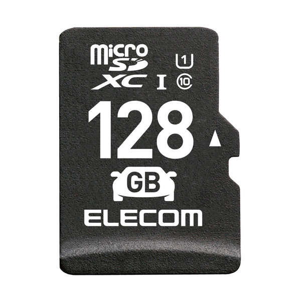 【あす楽】エレコム マイクロSDカード microSDXC 128GB Class10 UHS-I ドライブレコーダー対応 カーナ..