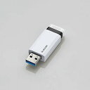 【即納】エレコム USBメモリ 128GB USB3.1(Gen1)対応 ノック式 ストラップホール付 ホワイト
