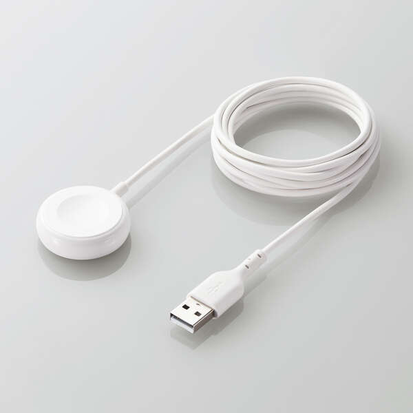 エレコム Apple Watch ( アップルウォッチ ) 充電器 ケーブル USB-A 2m 高耐 ...