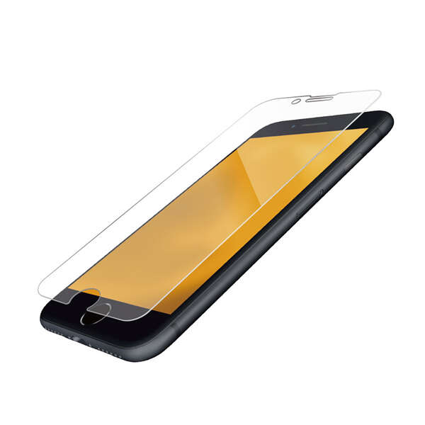 乐天商城 - エレコム iPhone SE 第3世代/SE 第2世代/8/7/6s/6 用 ガラスフィルム 0.33mm 硬度10H 高透明 貼り付けツール付き エアーレス
