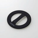エレコム スマホリング スマホグリップ ワイヤレス充電対応 落下防止 シリコン素材 超薄型 携帯ストラップ スマホバンド iPhone Android その他各...